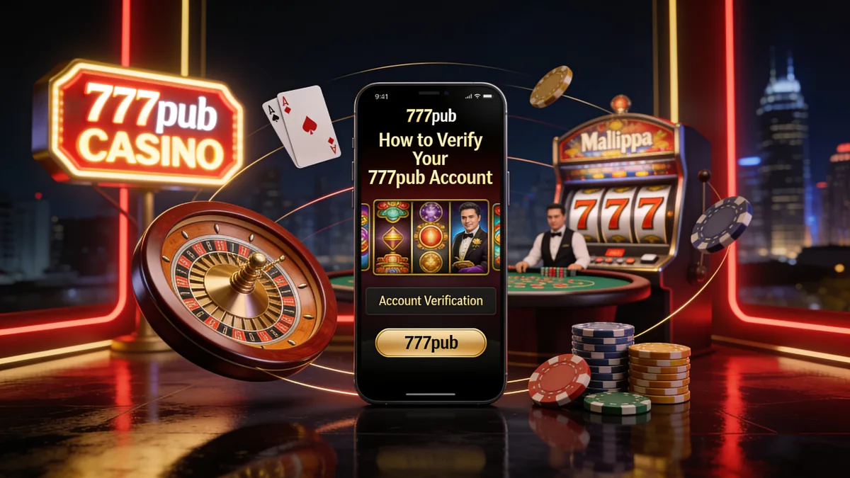 How to Verify Your 777pub Account — 777pub in the Philippines